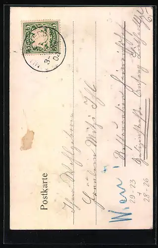 Relief-AK Sage von Eppeleins Sprung 1372