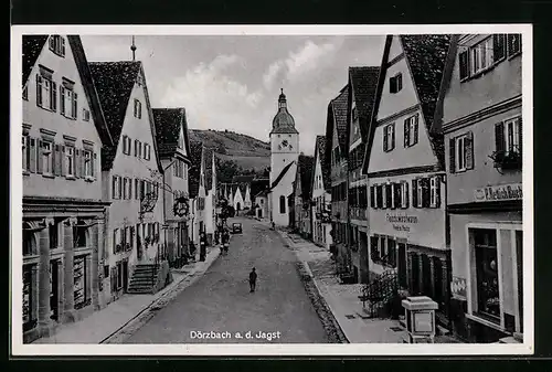 AK Dörzbach a. d. Jagst, Dorfpartie