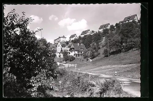 AK Ottenhöfen, Ortsansicht vom Waldrand gesehen