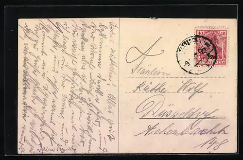 AK Iburg, Ortsansicht mit Blick auf die Kirche