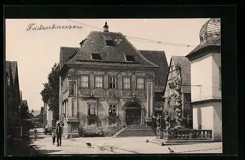 AK Frickenhausen, Blick auf das Rathaus