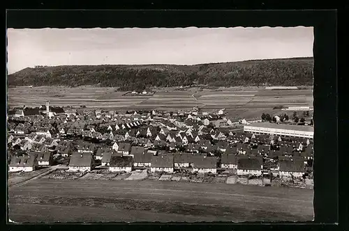 AK Blumberg /Baden, Ortsansicht aus der Ferne