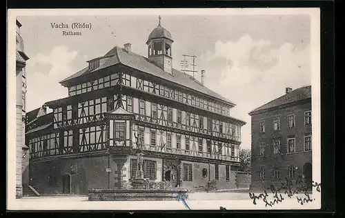 AK Vacha (Rhön), Blick auf das Rathaus