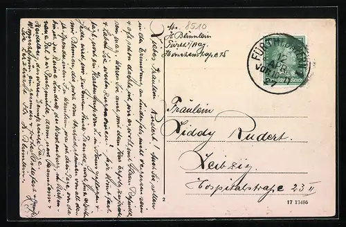 AK Fürth i. B., Kunstbrunnen