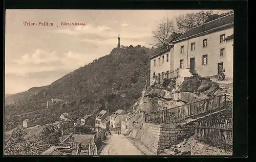 AK Trier-Pallien, Sicht über die Römerstrasse