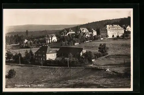 AK Masserberg /Thür., Häuser am Stadtrand