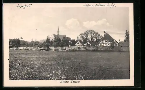 AK Kloster Loccum, Ortsansicht aus der Ferne