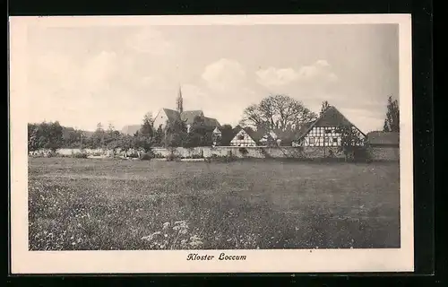 AK Kloster Loccum, Ortsansicht aus der Ferne