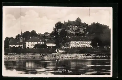 AK Schweinfurt, Schloss Mainberg, Flusspartie