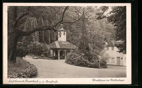 AK Auerbach, Wachthaus im Fürstenlager