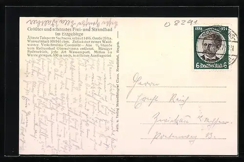 AK Neustädtel /Erzgeb., Strandleben am Filzteich