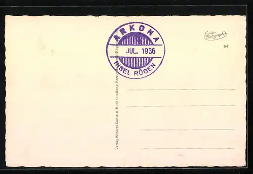 AK Arkona, Küstenabschnitt mit Leuchtturm