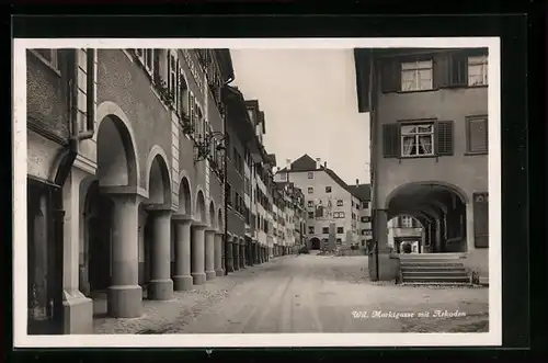 AK Wil, Marktgasse mit Arkaden
