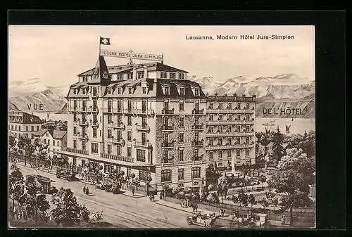 AK Lausanne, Modern Hôtel Jura-Simpion
