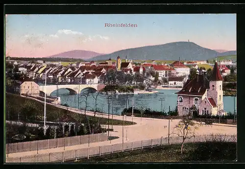 AK Rheinfelden, Blick zum Ort