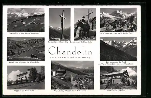 AK Chandolin, Pension du Chamois, Weisshorn, Alpes Bernoises