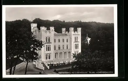 AK Heiligendamm, Grand Hotel und Kurhaus Burg Hohenzollern