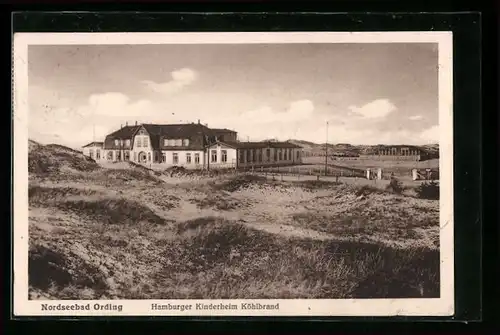 AK Ording, Hamburger Kinderheim Köhlbrand