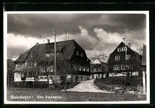 AK Gaienhofen, Blick auf das Seeheim