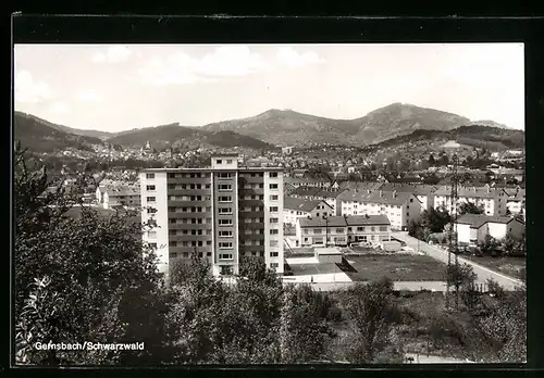 AK Gernsbach /Schwarzwald, Ortsansicht aus der Ferne