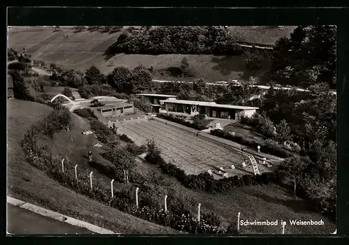 AK Weisenbach, Blick auf das Schwimmbad