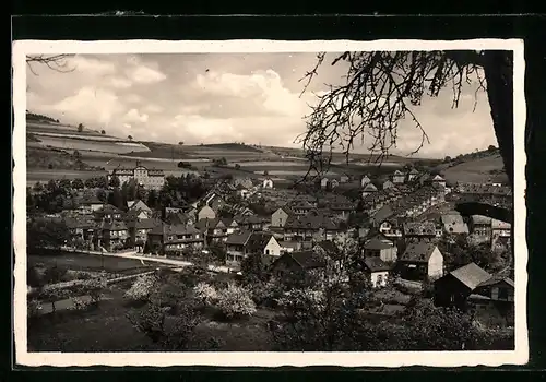 AK Kirn a. d. Nahe, Ortsansicht aus der Ferne