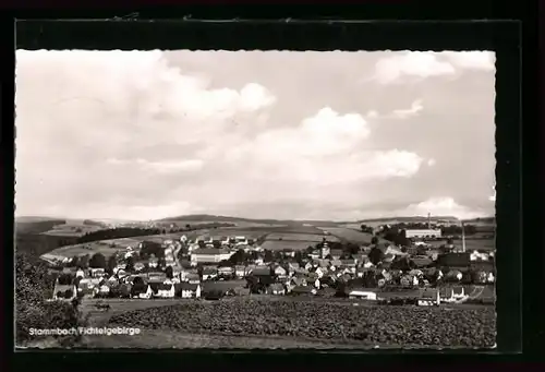AK Stammbach /Fichtelgebirge, Gesamtansicht der Ortschaft