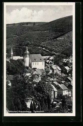 AK Freudenberg, Teilansicht mit Kirche
