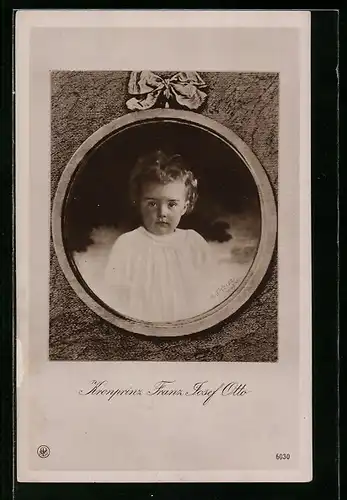 AK Portrait von Kronprinz Otto von Österreich