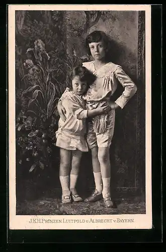 AK I. K. H. Prinzen Luitpold und Albrecht von Bayern