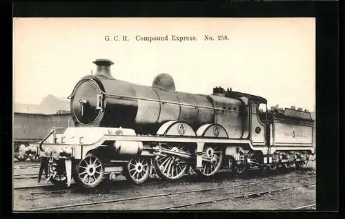 AK G.C.R. Compound Express, No. 258, englische Eisenbahn