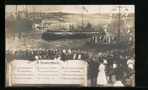 AK U-Boot Deutschland, Bremen in Fahrt