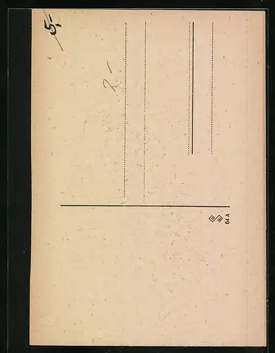 AK Gähnender junger Hund mit langem Fell