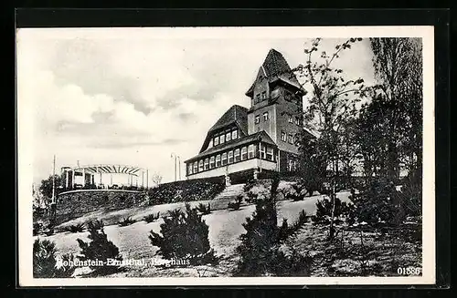 AK Hohenstein-Ernstthal, Gasthaus zur Bismarckhöhe R. Wunderlich