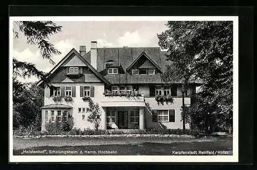 AK Reinfeld / Holst., Holstenhof Erholungsheim d. Hamb. Hochbahn