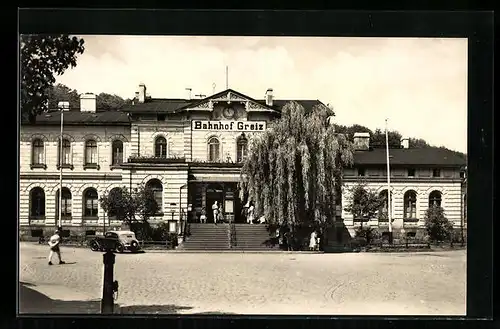 AK Greiz, Partie am Bahnhof