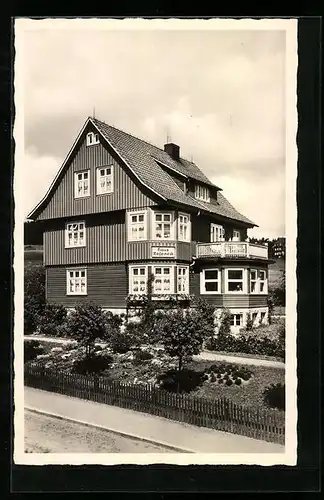 AK Braunlage, Hotel Haus Roseneck