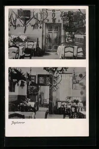 AK Trusetal, Gast- und Pensionshaus Zum Trusentaler Wasserfall mit Jagdzimmer