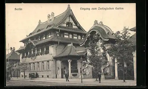 AK Berlin, Eingang zum Zoologischen Garten