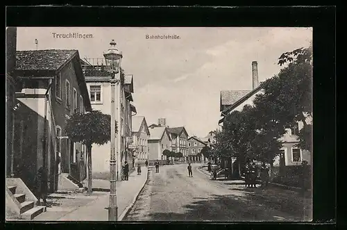 AK Treuchtlingen, Blick in die Bahnhofstrasse