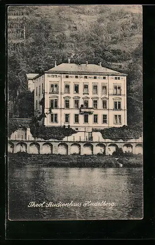 AK Heidelberg, Theol. Studienhaus vom Neckar gesehen