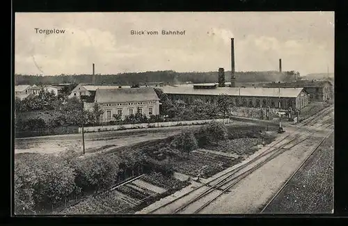 AK Torgelow, Blick vom Bahnhof