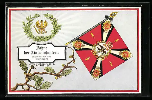 AK Fahne der Linieninfanterie, Standarte