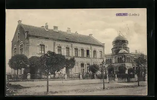 AK Delme, Wohnhaus nebst Synagoge