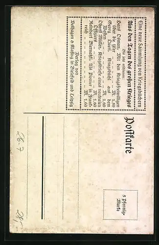 Künstler-AK Ludwig Hohlwein: Husar zu Pferd