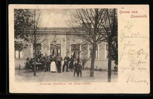 AK Berlin-Köpenick, Restaurant Nord-West von Gustav Lüdicke