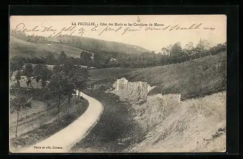 AK La Feuillie, Cote des Mazis et les Carrières de Marne
