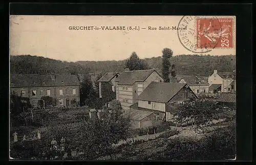 AK Gruchet-le-Valasse, rue Saint-Marcel