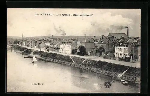 AK Oissel, Les Quais, Quai d`Elboeuf