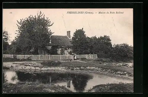 AK Fresselines, Maison du Poète Rollinat